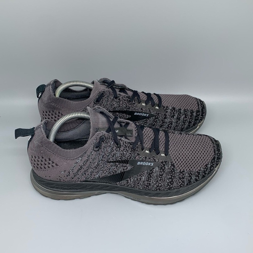 Brooks Bedlam 2 Gray Black Road Running Shoes 1103081D040 Men's Sz 10
